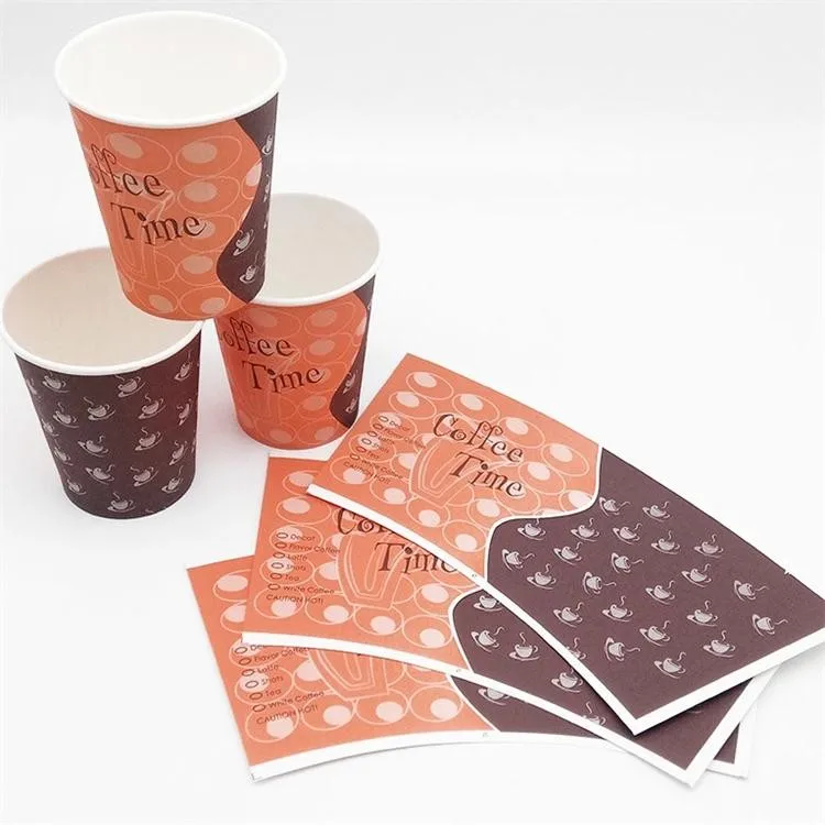 Pe Coated Hot Drink Paper Cup Fans Frozen Yogurt Coffee Paper Cup Pe
