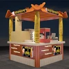 Customized Fast Food Cart Food Teollery Cart China Mobile pizza/corn cart for sale