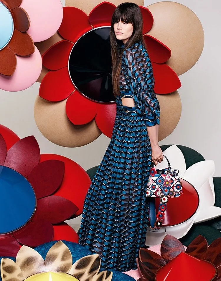 

waist cut out maxi blue chiffon summer dress A2371