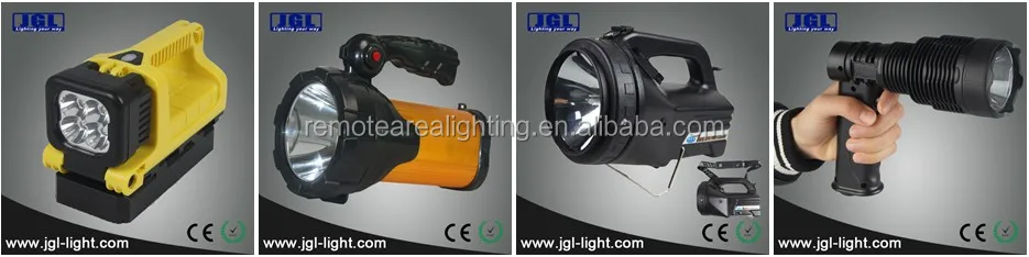 PC lens battery powered emergency searching waterproof torch light low battery warning 3w led torch 9913