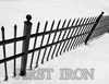 Galvanized iron picket fence anti-rust in harsh climate