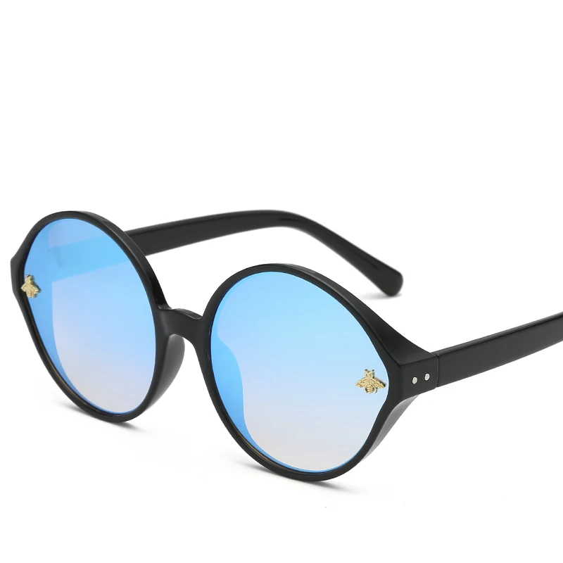 

High quality fashionable little bee retro womens custom LOGO polarized sun glasses sunglasses