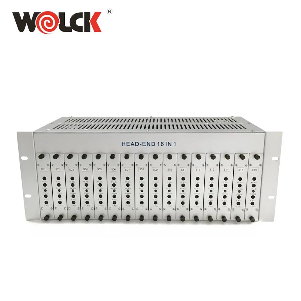 

2018 alibaba hot sales Wolck 16 channel Analog CATV RF Modulator WK-16M china factory, N/a