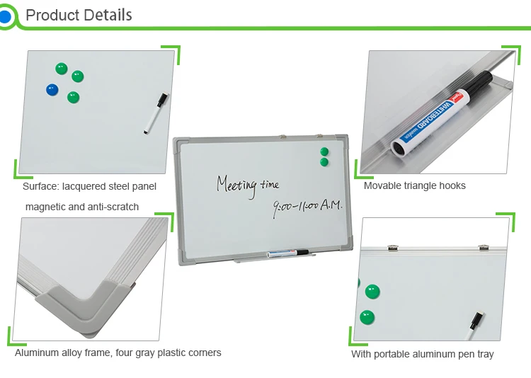 High Quality Double Sided Whiteboard Dry Erase White Board