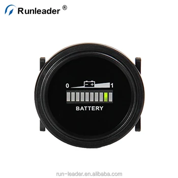 Runleader Round Lead Acid Battery Meter Charge Indicator Discharge Runleader Round Lead Acid Battery Meter Charge Indicator Discharge Used For Forklift Golf