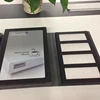 Book-type Tile Sample Plastic Binder Display Box