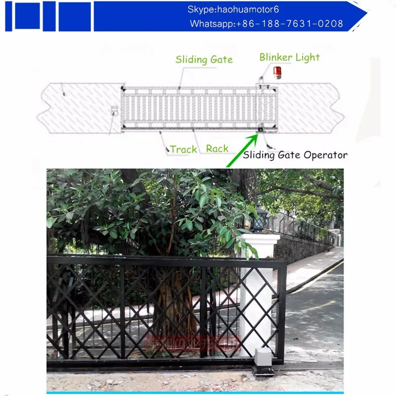 Best Price 1500kg Automatic Sliding Gate Opener With Ce 