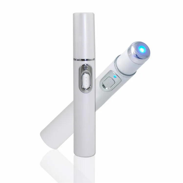 

Portable Blue Light Laser Therapy Anti Acne Treatment Tools Acne Removal Pen, White