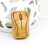 Factory supplier price wireless charging mouse mini wireless usb rechargeable mouse boom wood computer mouse