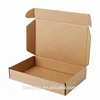 Wholesale inner clothing packaging brown logo print shipping carton boxes corrugated board box paper custom mailer shipping box