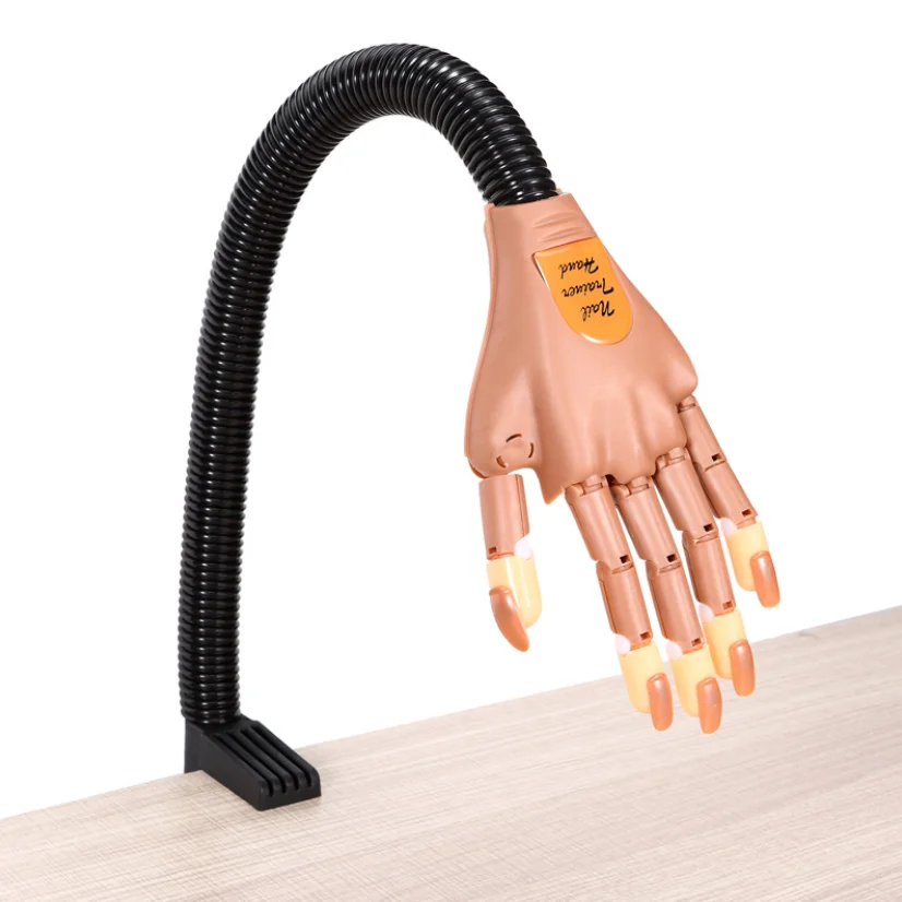 

Adjustable Nail Trainer Plastic Flectional Model Painting Nail Art Training hand, N/a