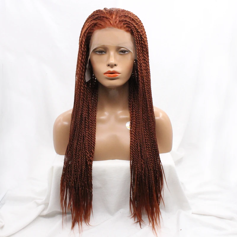 Online Get Micros Lace Wig Aliexpress Alibaba Group Heat Resistant Synthetic Hair 20inch Long Micro Braided Lace Front Wigs Glueless For African Americans Women
