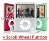1.8 TFT Screen 3rd Gen MP4 Player with Scroll Wheel