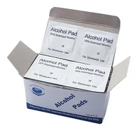 

Single Packed Sterile Alcohol Wet Wipe Spunlace Nonwovens Alcohol Pad