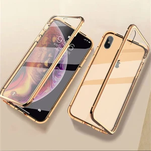 Magnetic Double Sided Glass Case iPhone X XS 6 7 8