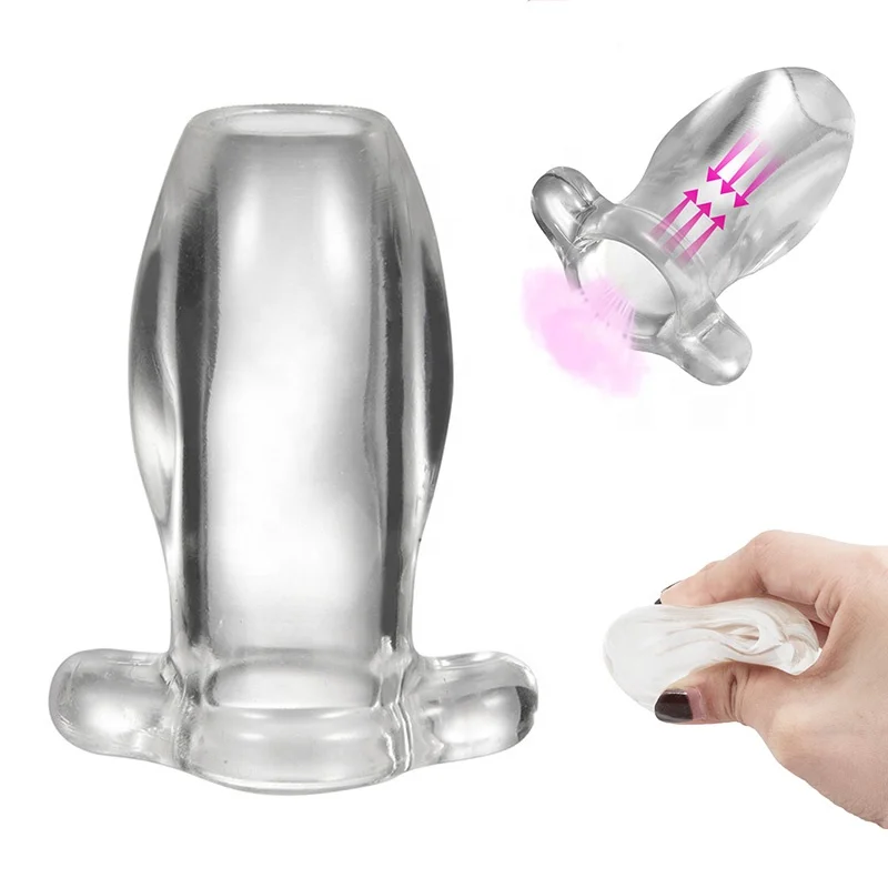 Hollow butt anal plug, naked woman on cars
