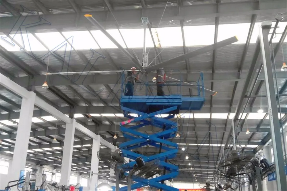 24ft/7.3m Hvls Automatic Large Ceiling Fan / Industrial Big Ceiling Fan
