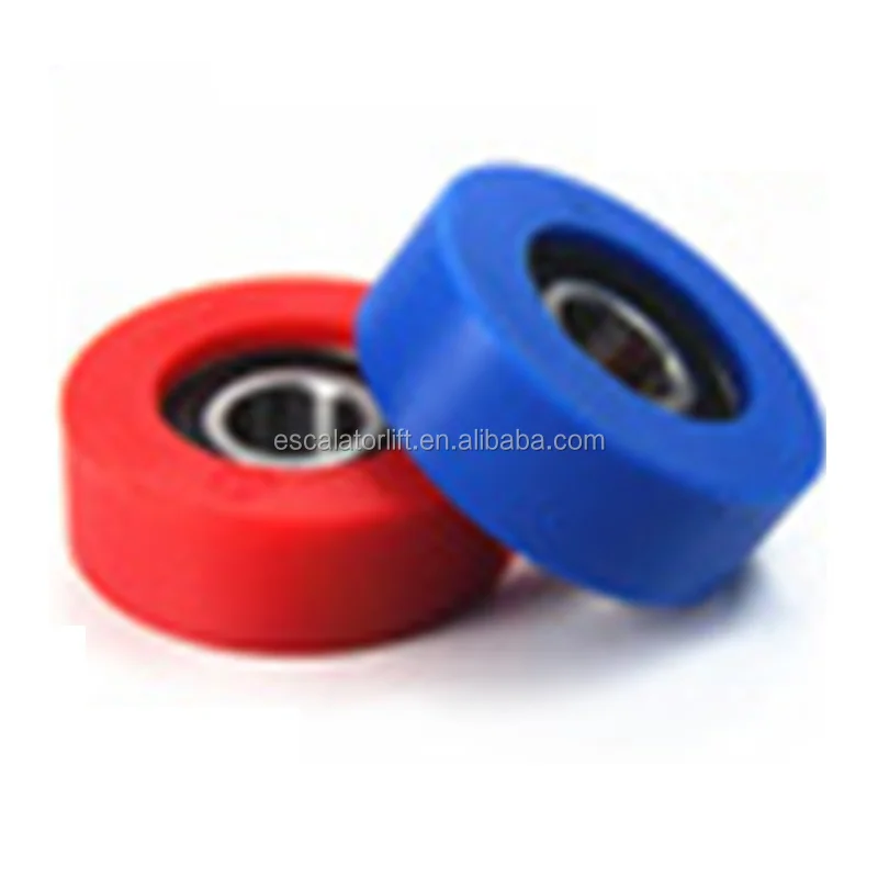 
Colorful PU escalator step roller 