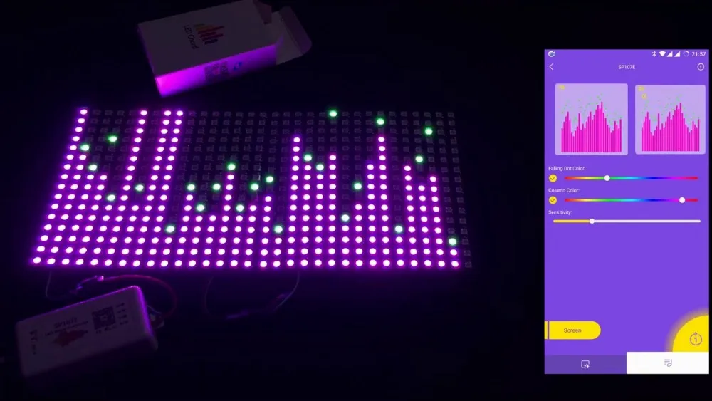 Dc524v Smart Phone Control Sp107e Led Music Controller For Ws2812
