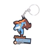 Desent Soft PVC rubber plastic keychain ring with custom PVC keychain logo