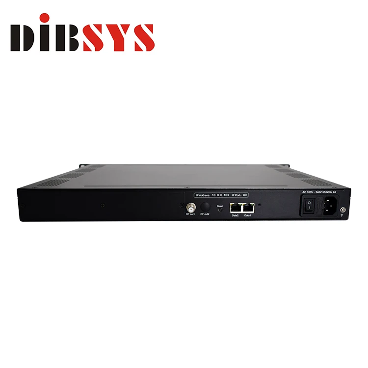 

(IPM6000C) DIBSYS Low cost 16 channel ip mux scrambler qam modulator