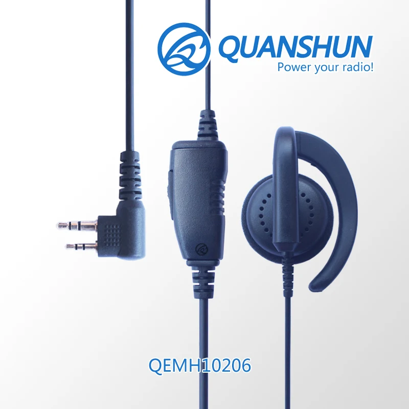 
With in line PTT button and mic earphone walkie talkie headset for Hytera TC 500 