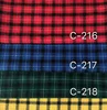 Yarn Dyed Checked Design Cotton Polyester Linen Scottish Plaid Fabric for dog collar leash harness