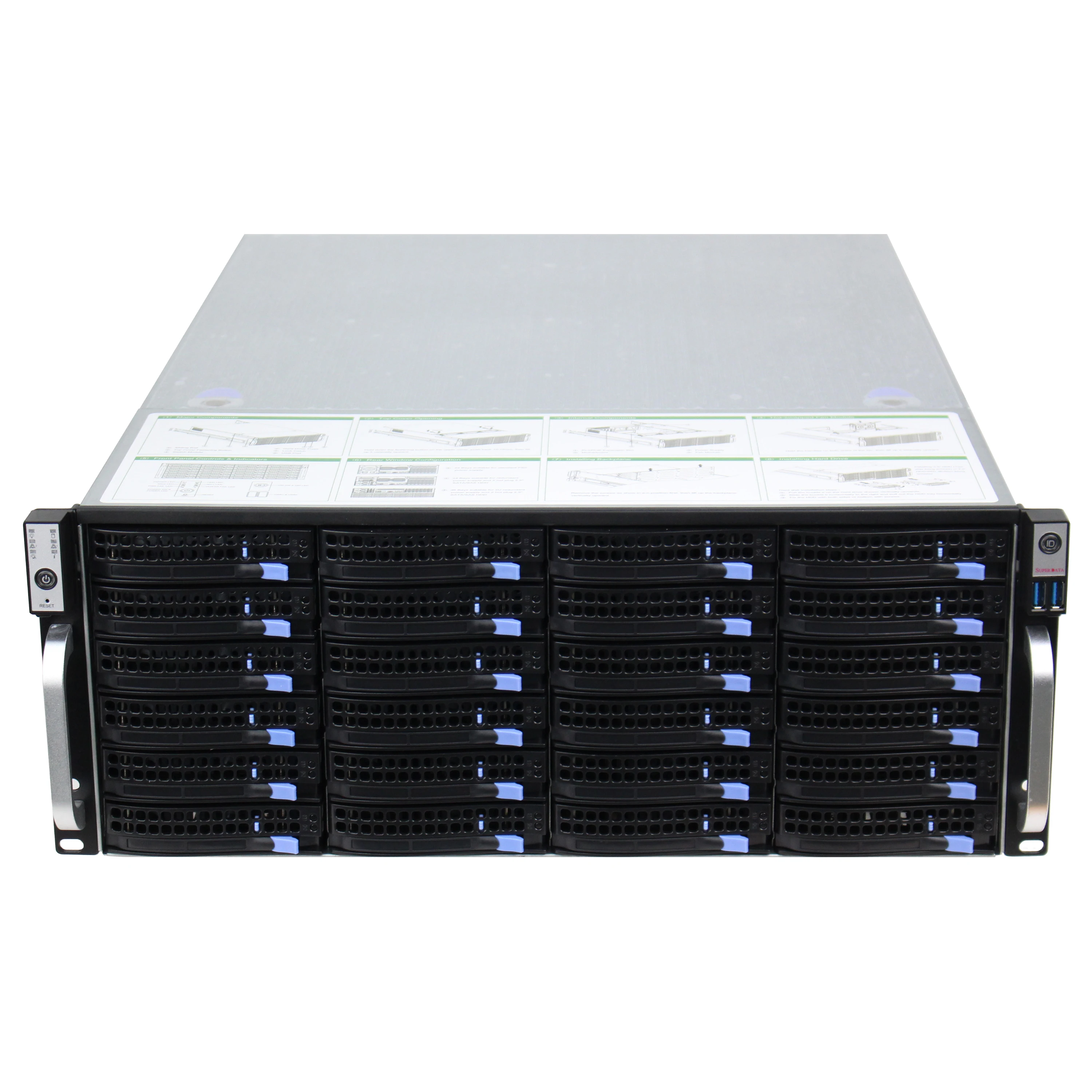 

inexpensive 24-bay 4u storage server chassis