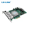 PCI Express Quad Port Gigabit PoE Video Capture Card for Industrial Vision inspection (Intel I350AM4 Based)