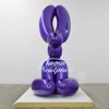 Home Indoor Decoration Metal Craft Balloon Dog Koons Rabbit Sculpture