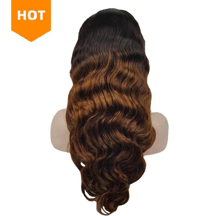 

Highknight Ombre Color Virgin Remy Human Hair Lace Front Wig