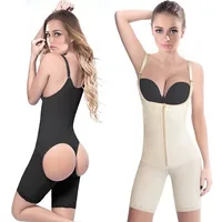

Best selling compression colombian slimming shapewear open bust bodysuit body shaper for women
