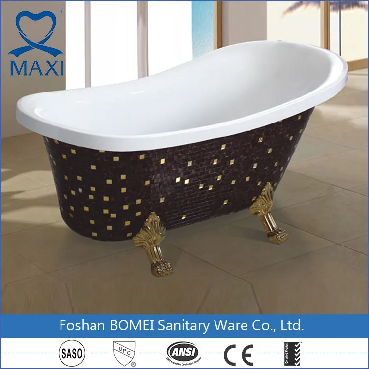 fashion design mosaic modern bathtub high quality bathtub