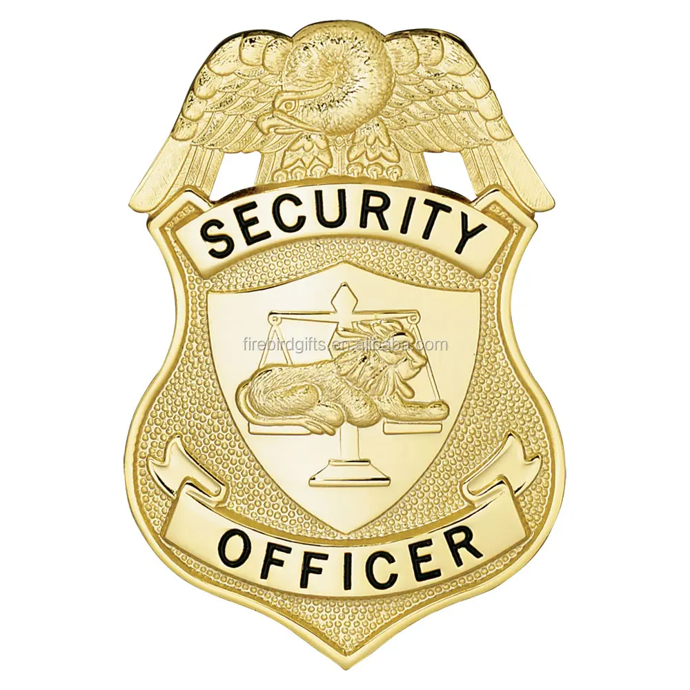 Custom Enamel Metal Usa Us Enforcement Officer Security Badge - Buy ...