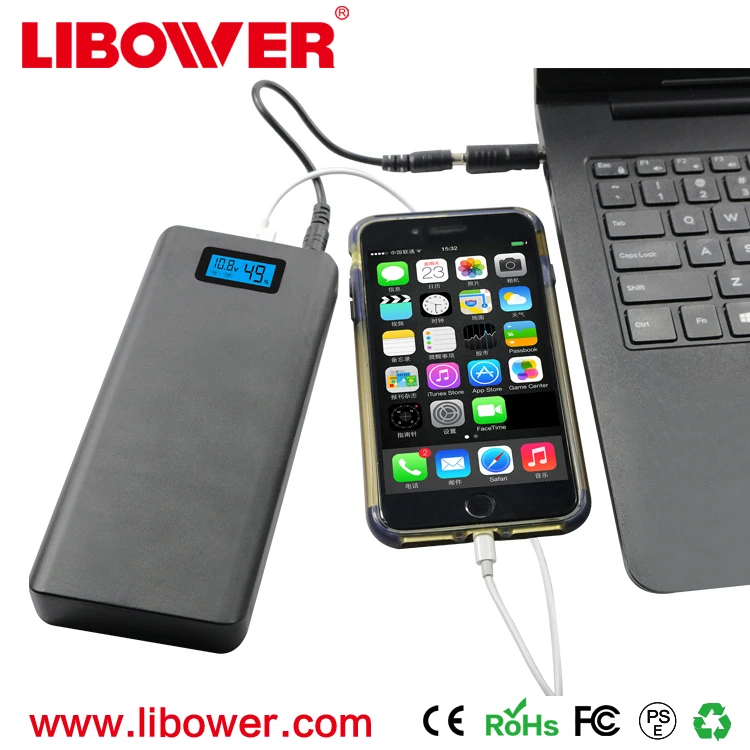 Guangdong manufacturers powerbank 15600 mah Equipped with Mobile phone charging line, computer charging plug high quality power