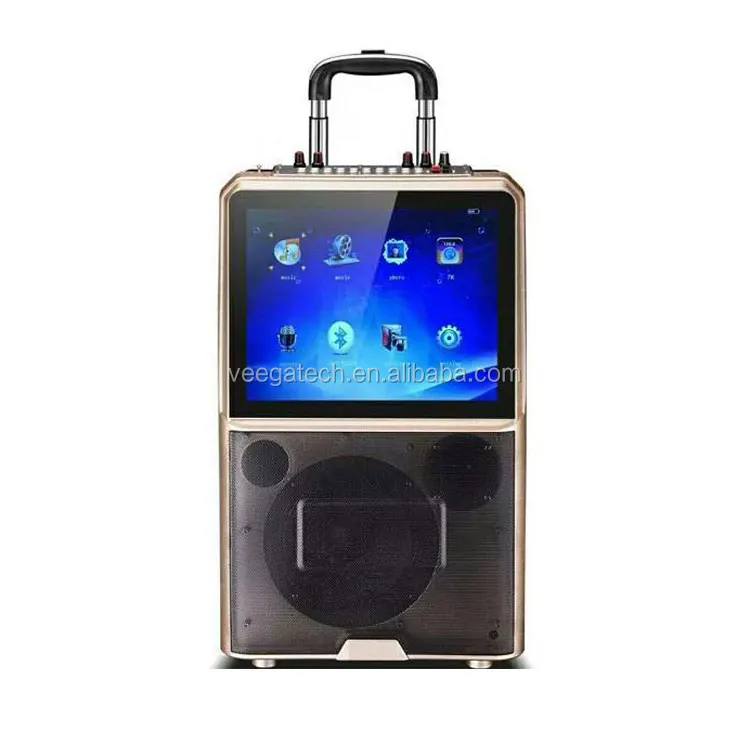 Portable Karaoke Speaker With Tv Screen Led Display Screen Mini Speaker Mini Hifi Lcd Screen Speaker Music Mp3 Buy Portable Speaker With Tv Or Lcd Screen Portable Music Speaker With Screen Portable Outdoor Bluetooth Speaker