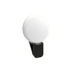 Mini Clip on Selfie Ring Light with USB Charging C