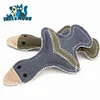 Braided Duck Shape Chew Interactive Toy Squeak Cleaning Teeth Linen Pet Dog Toys
