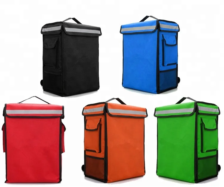 
LOW MOQ Custom Logo Durable waterproof cooler cargo bag food delivery backpack 
