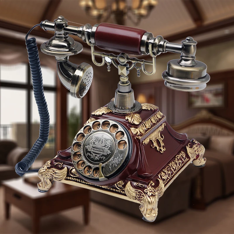 
The best european quality corded antique telephone /retro style landline phone 