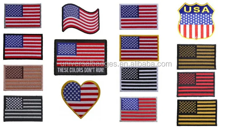 PROUD TO BE AMERICAN embroidered iron-on PATCH US USA flag UNITED STATES AMERICA 
