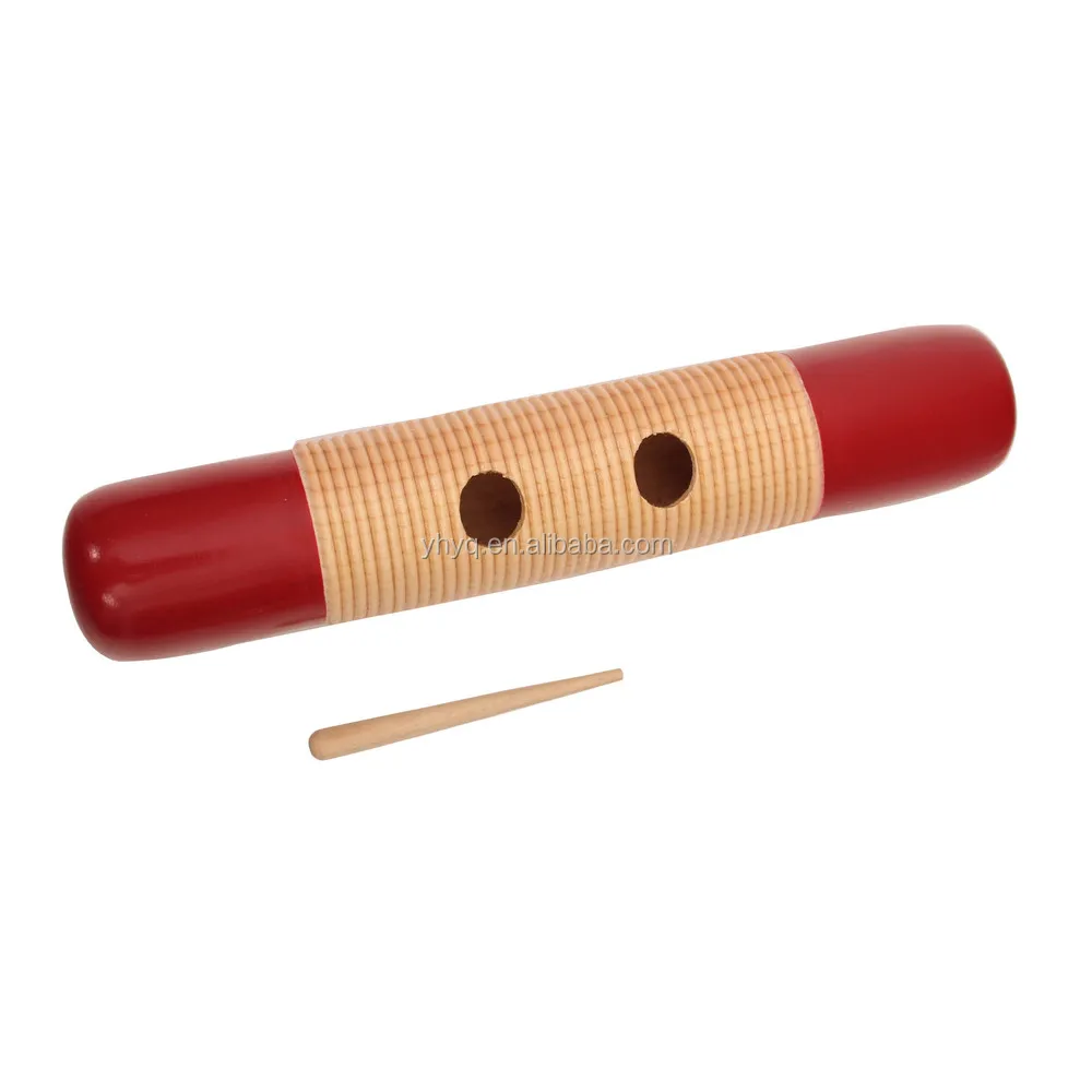 High Quality Orff Handmade Guiro Musical Instruments Percussion Colored