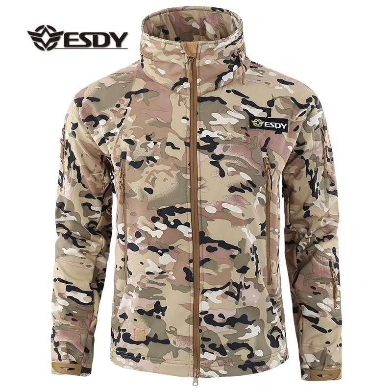 

Esdy Outdoor Paintball Combat Hiking Python Camouflage Tactical Jacket, Camouflage color