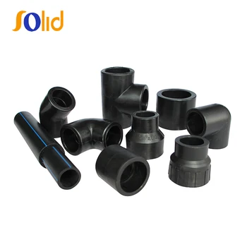 High Density Polyethylene HDPE Butt Fusion Pipe Fittings, View HDPE ...