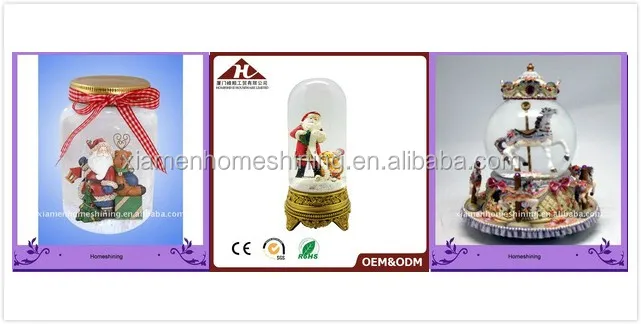 Santa Claus Christmas Snow Globe With Music - Buy Christmas Snow Globe