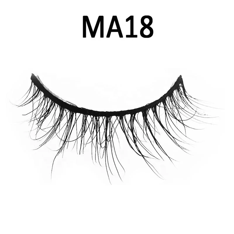 MA Series Handcraft Soft Short Length Natural Hair Lashes