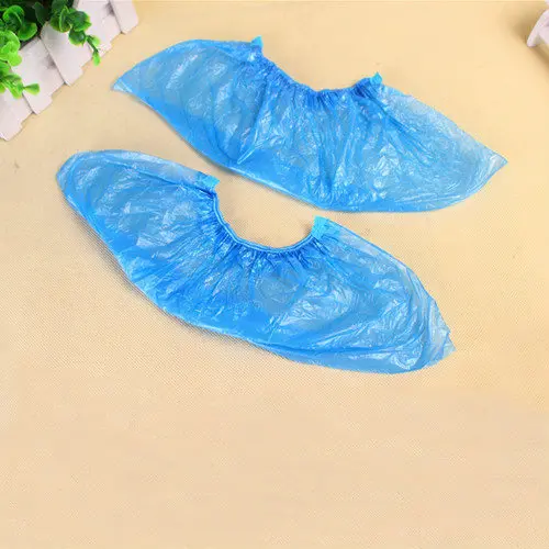
Cheap Disposable Waterproof Plastic PE Shoes Cover with Elastic 