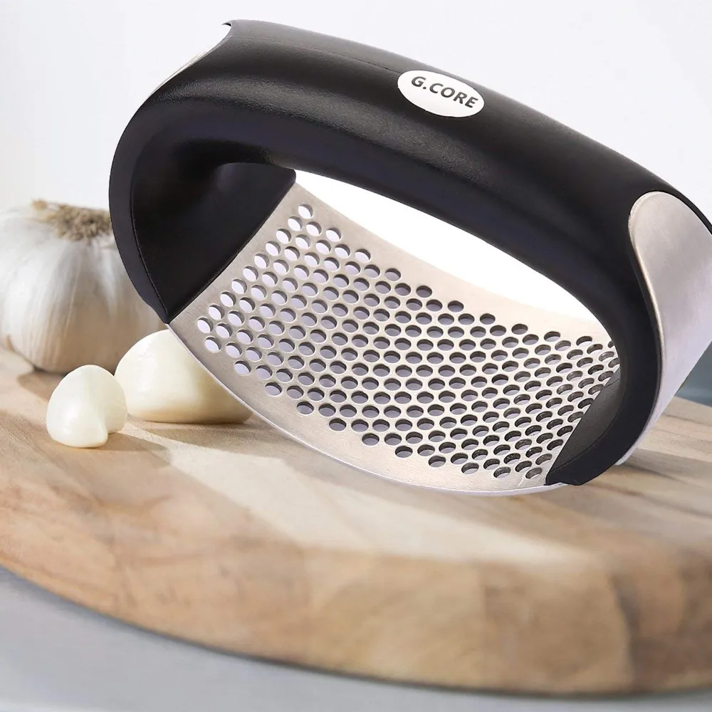 Brand New Stainless Steel Ginger Garlic Peel Hand Squeeze Juicer Press Kitchen Tools Garlic