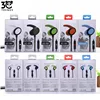 hands free colorful mobile mini phone 3.5mm handfree phone headset with MIC for iphone custom in ear earphone 1.2M noise