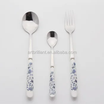 24pcs korea ceramic fork